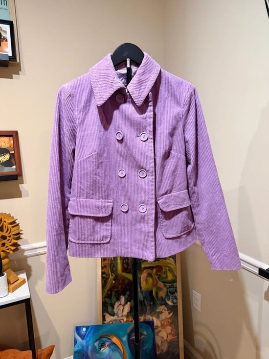 GAP Jackets & Blazers - Gap Lavender 100% cotton corduroy blazer euc s 1919